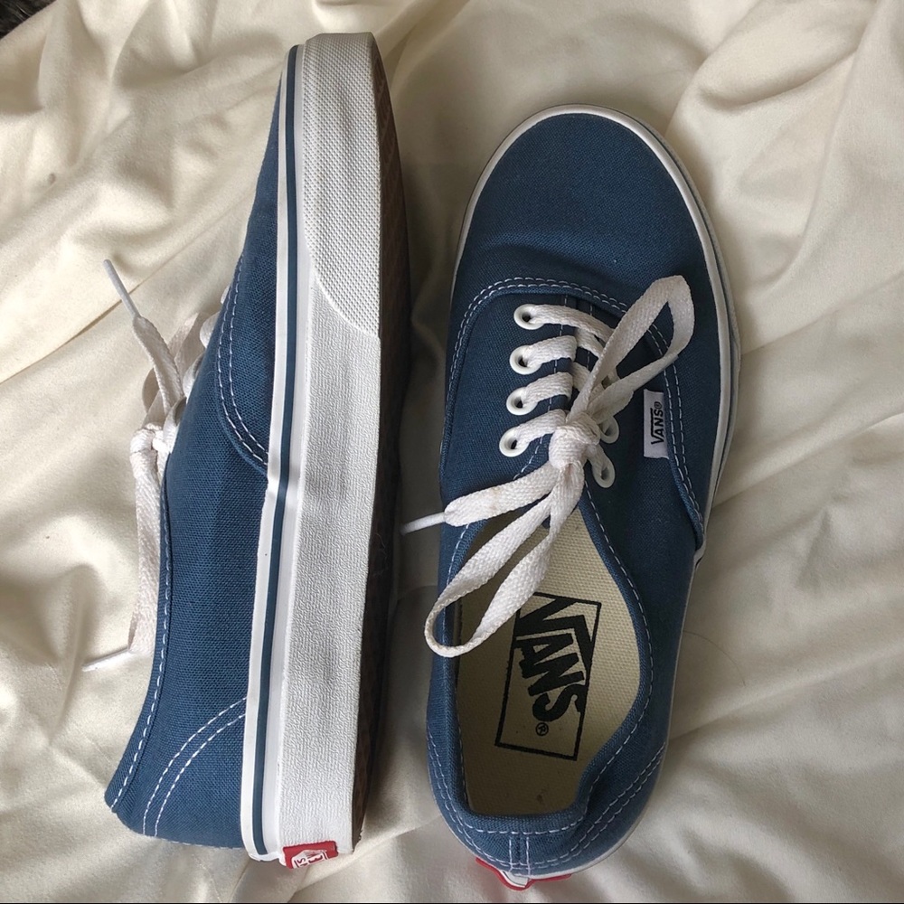 Authentic style blue Vans